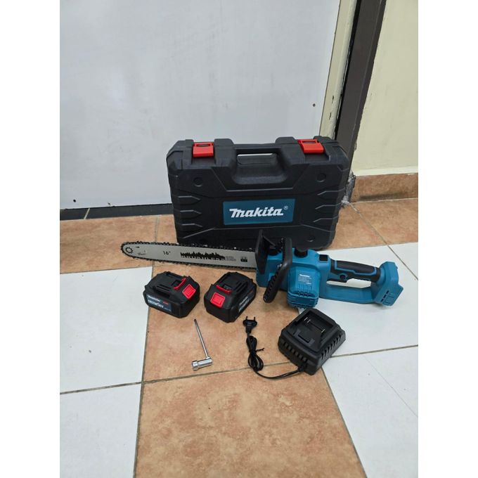 💥 Makita 12 INCH CORDLESS Chainsaw ;Brushless motor for high efficiency,Comes with 2 high-capacity 10-cell batteries,Safety chain brake for accident prevention 💥