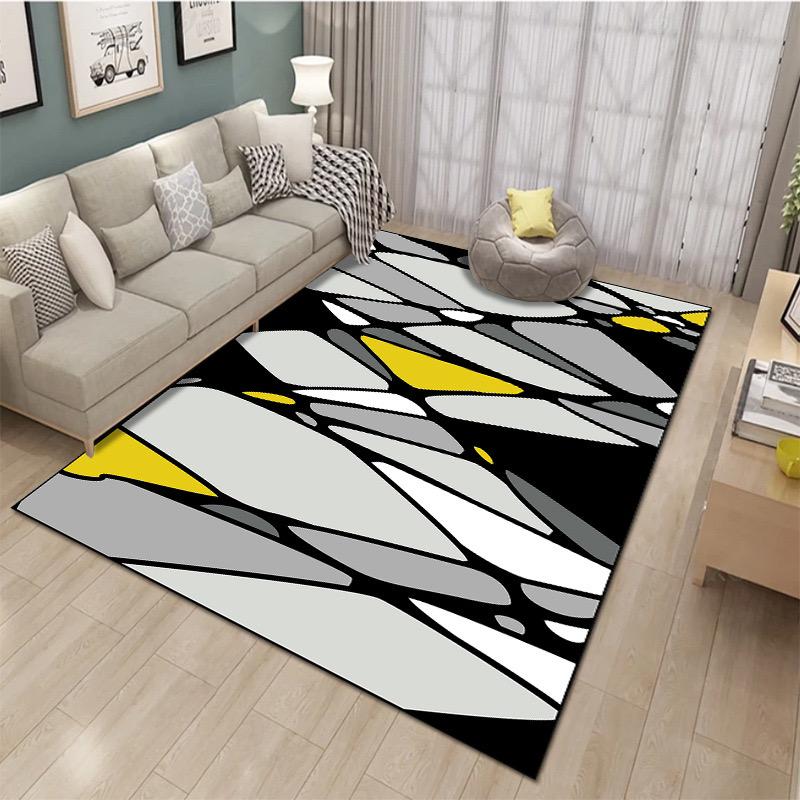 Modern minimalist living room carpet || Non-slip,wear-resistant || Soft and comfortable || Unique geometric design,adding a touch to your living room