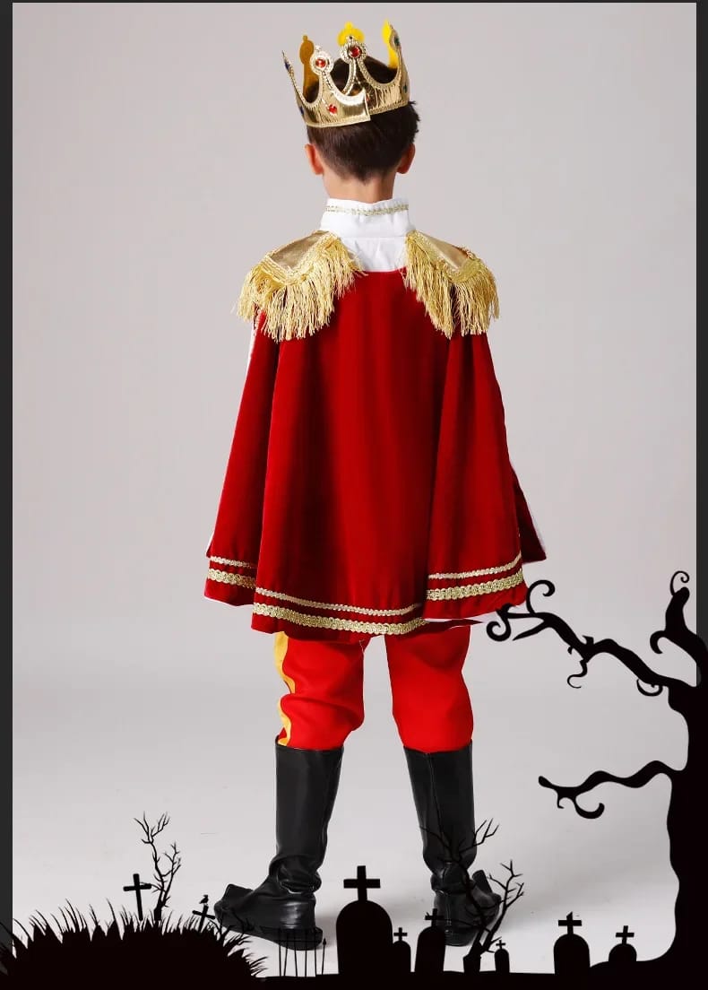 LIMITED!!! Professional Children's king cosplay costume