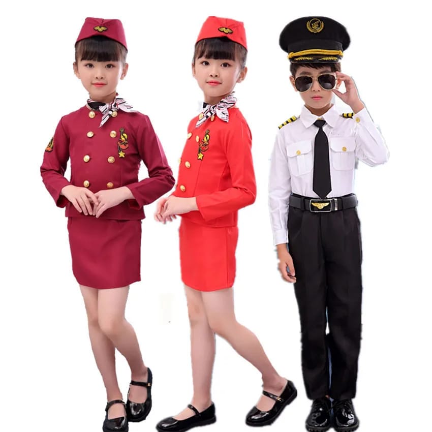Professional Children's flight ✈️ attendant cosplay costume || CBC requirements for career purposes