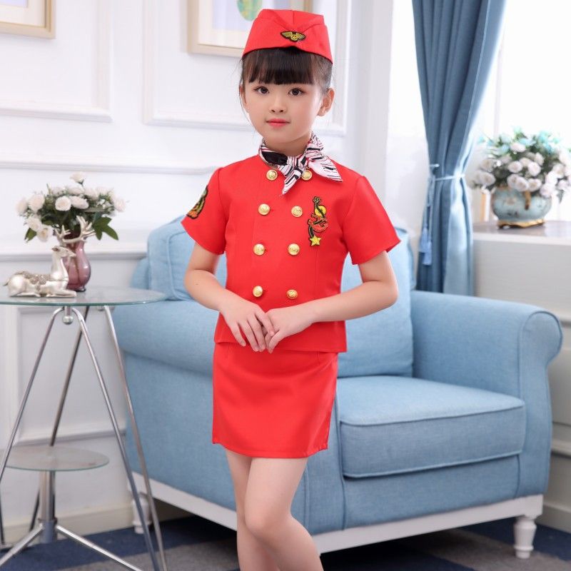 Professional Children's flight ✈️ attendant cosplay costume || CBC requirements for career purposes
