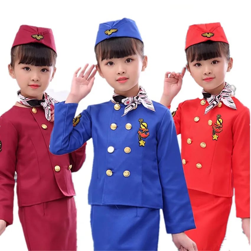 Professional Children's flight ✈️ attendant cosplay costume || CBC requirements for career purposes