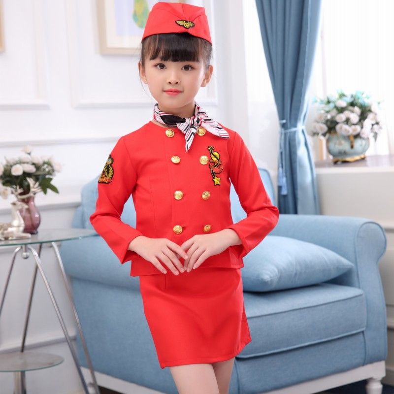 Professional Children's flight ✈️ attendant cosplay costume || CBC requirements for career purposes