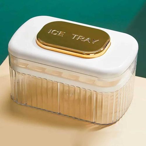 48 grid Ice Cube Maker Press Type Ice Cube Mold Container Storage Box
