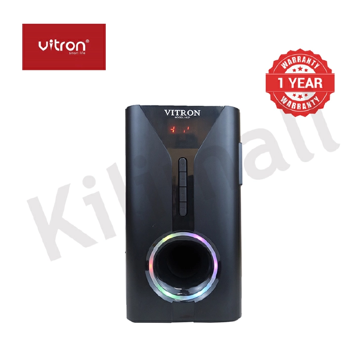 Brand New Vitron V527 2.1CH Multimedia Bluetooth Woofer Speaker System Subwoofer Soundbar BT/USB/SD/FM Subwoofer Home Audilo System Soundbar with Remote Control 9000W