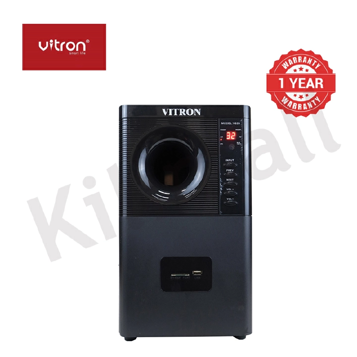 Quality Vitron V635 3.1CH Multimedia X-Bass Speaker System Home Theatre System AC/DC Subwoofer Bluetooth Woofer USB/SD/FM Home Audio System with Remote Control