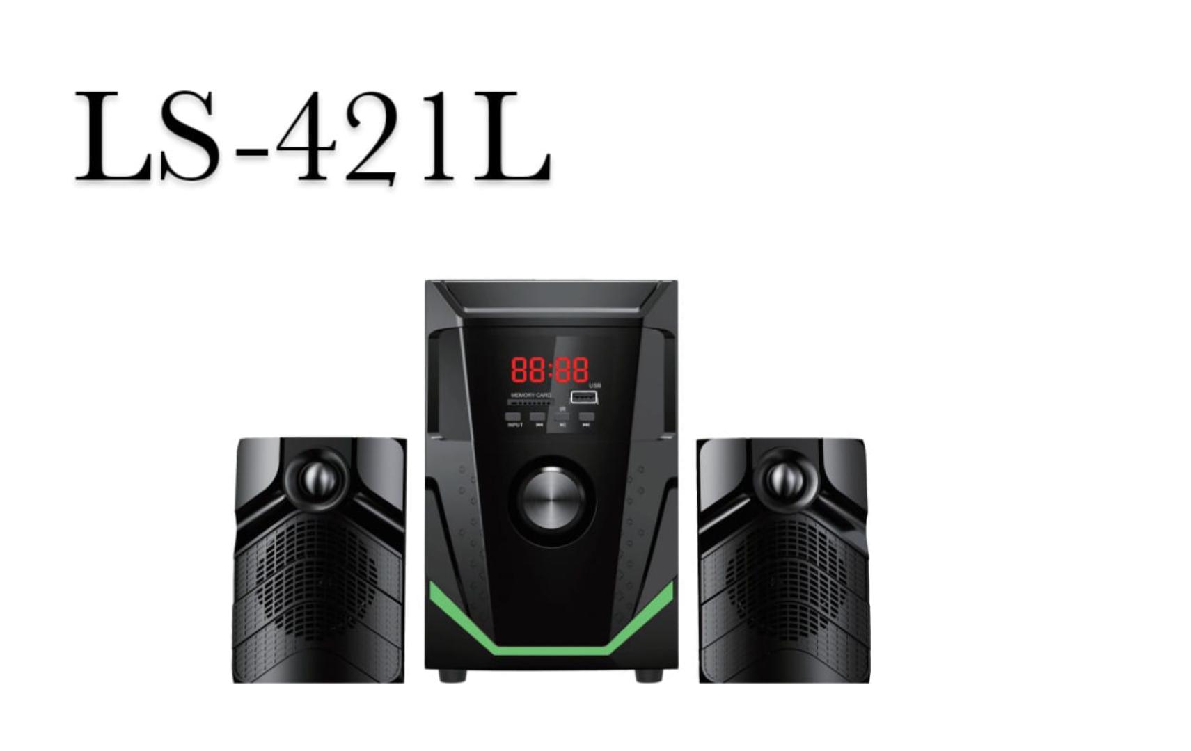 (New Arrivals)TAGWOOD LS-421L 2.1CH 6000PMPO WOOFER Home Audio SPEAKER BLUETOOTH/FM/SB/USB Subwoofer Speaker System speaker bass speaker bluetooth