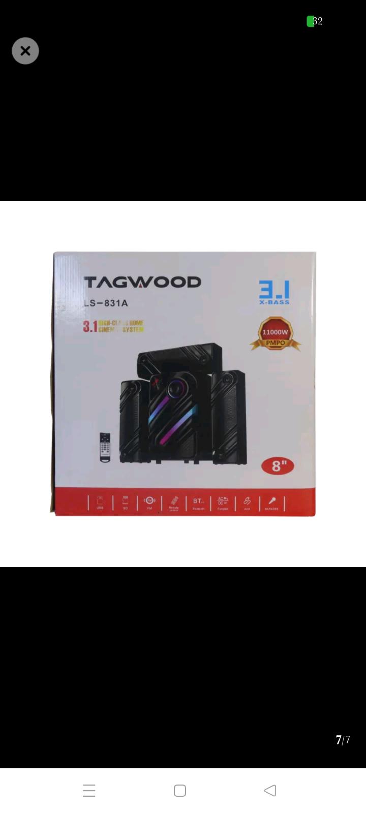 TAGWOOD 11000W LS-831A 3.1CH woofer subwoofer Bluetooth Cinema home theatre system bluetooth Hi-Fi speaker system