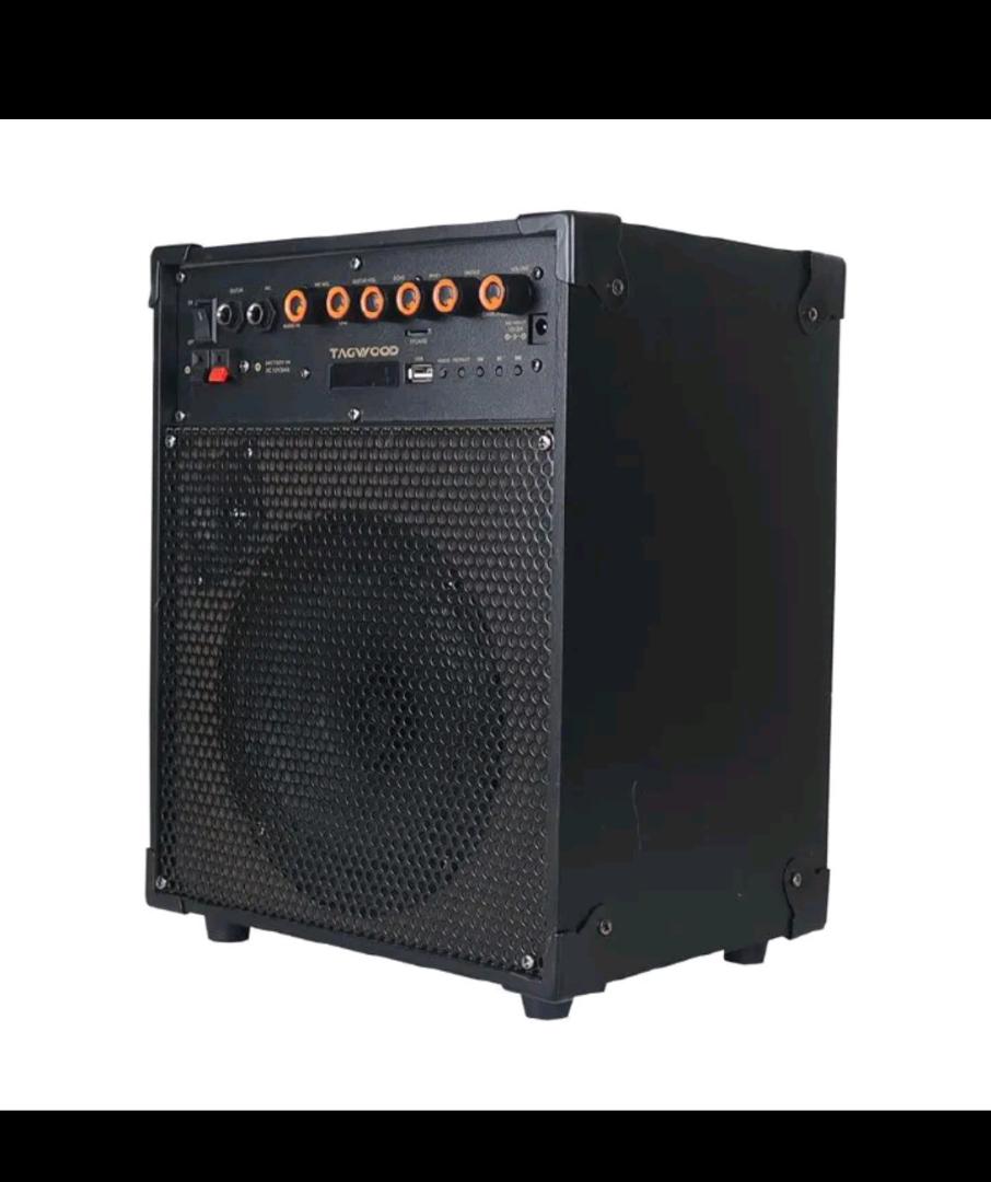 Tagwood LTS-6A portable outdoor speaker,bluetooth,SD,FM with free wireless microphone and inbuilt battery rechargeable