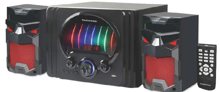 (NEW) TAGWOOD LS-421J 2.1CH WOOFER HOME AUDIO SYSTEM WITH BLUETOOTH/FM RADIO/SB/USB SUBWOOFER SYSTEM