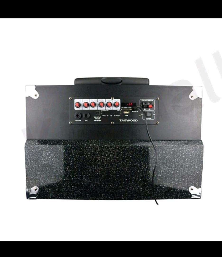 TAGWOOD LTS-15A OUTDOOR TROLLEY SPEAKER WITH ONE FREE MICROPHONE