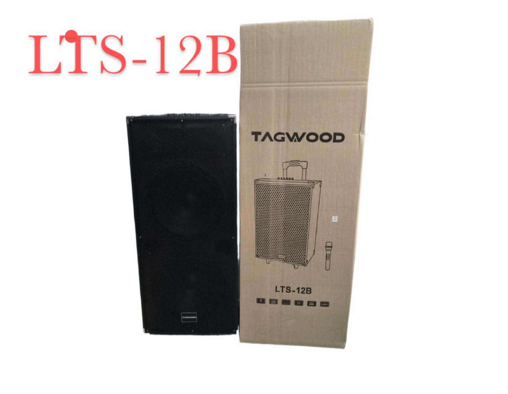 NEW TAGWOOD LTS-12B PORTABLE OUTDOOR TROLLEY SPEAKER WITH ONE WIRELESS MICROPHONE
USB/BLUETOOTH/FM RADIO.