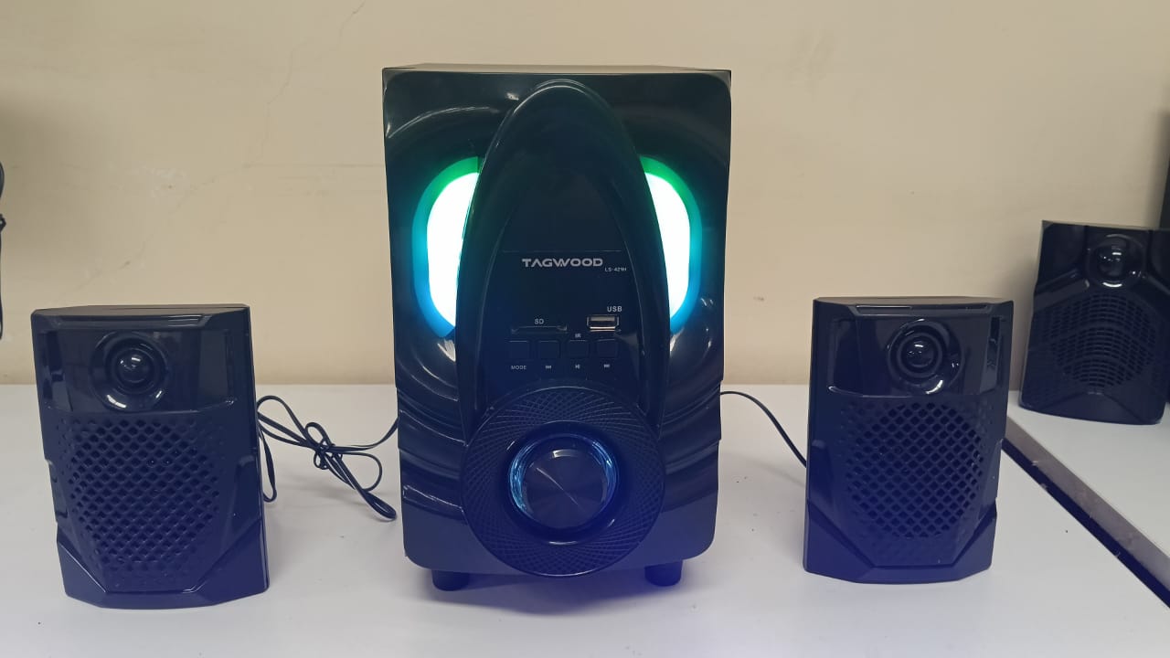 TAGWOOD LS-421H 2.1CH 6000W PMPO WOOFER Home Audio SPEAKER BLUETOOTH/FM/SB/USB Subwoofer Speaker System