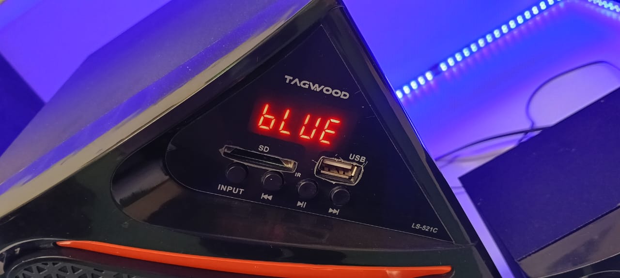 TAGWOOD LS-521C 2.1CH 6000W PMPO Woofer Home Audio Speaker BLUETOOTH/FM/SB/USB Subwoofer Speaker System