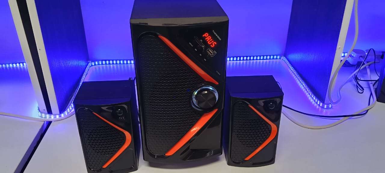 TAGWOOD LS-521C 2.1CH 6000W PMPO Woofer Home Audio Speaker BLUETOOTH/FM/SB/USB Subwoofer Speaker System