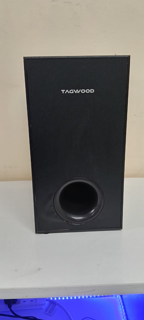 Tagwood 7500W 2.1CH Multimedia Bluetooth Woofer Speaker System Subwoofer Soundbar BT/USB/SD/FM Subwoofer Home Audilo System Soundbar with Remote Control S1 Speaker bass