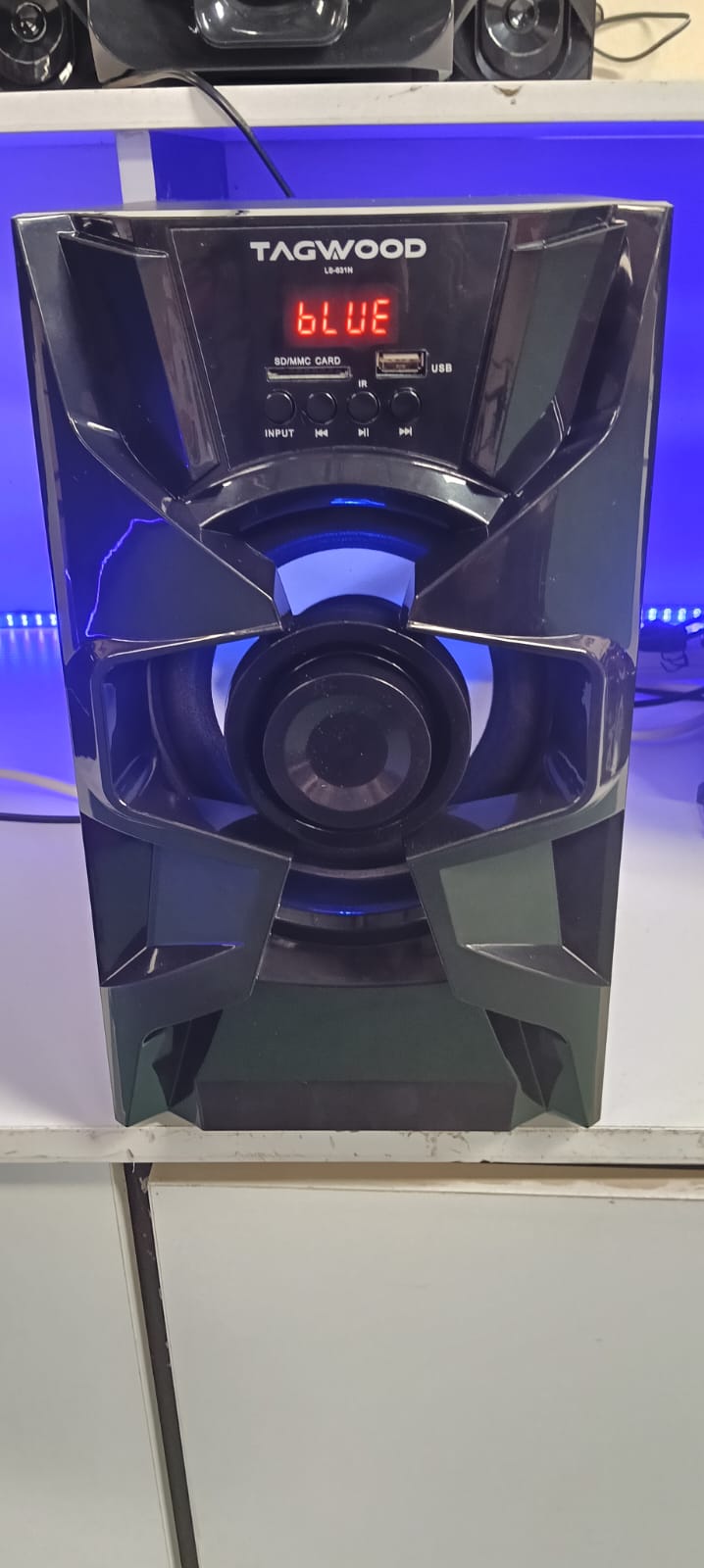 NEW Tagwood LS-631N 3.1CH Subwoofer with Bluetooth, FM, USB, SD,  2 satellite speakers & remote. Perfect Hi-Fi sound system for home cinema, music & gaming.