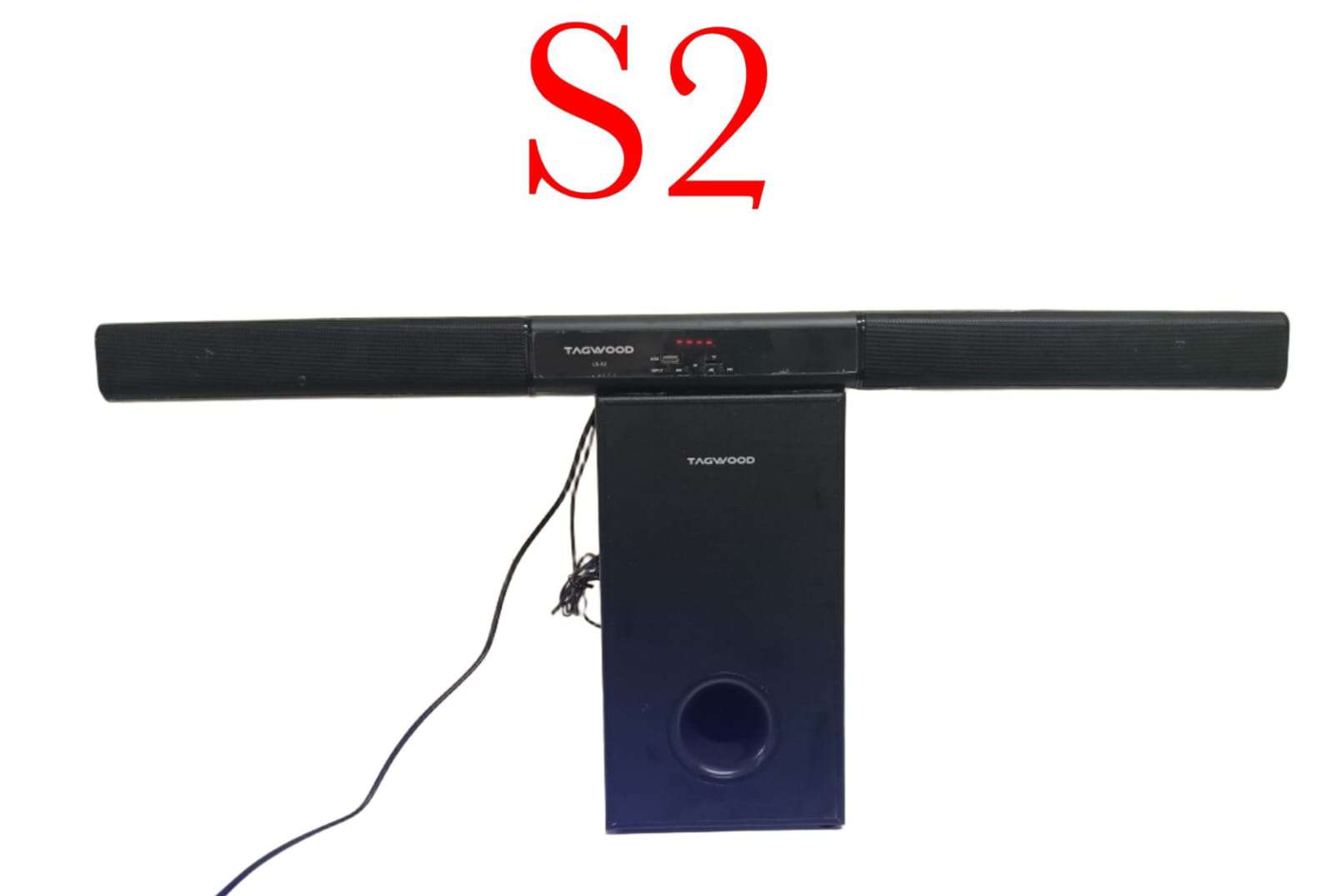 NEW TAGWOOD LS-S2  2.1CH  12000W PMPO  WIRED   SOUNDBAR SYSTEM   WITH USB  BLUETOOTH FM  BLUETOOTH  AUX   FULL FUNCTIONAL   REMOTE