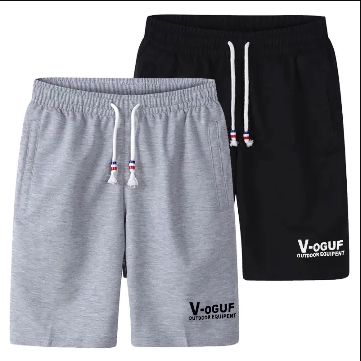 New Men's Shorts Casual Sports Five-point Pants Loose Breathable Man Quick-drying Large Pants Beach Pants Knee Length Shorts Fashion Cotton trousers Tide Boy Clothes Students Birthday