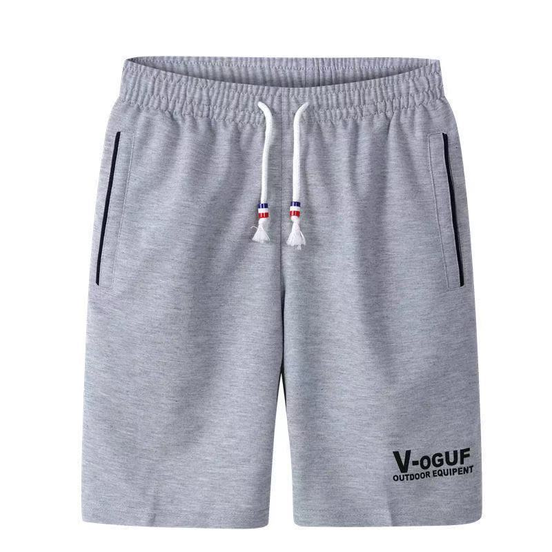 New Men's Shorts Casual Sports Five-point Pants Loose Breathable Man Quick-drying Large Pants Beach Pants Knee Length Shorts Fashion Cotton trousers Tide Boy Clothes Students Birthday