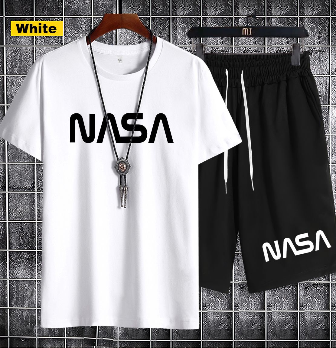 【T-shirt+short 】 Short-sleeved men's T-shirt 1202