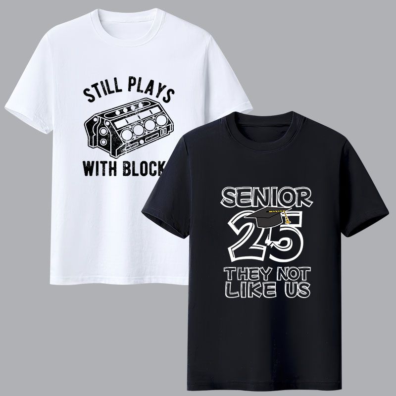 Man clothes  Men's clothing - Summer - Short-sleeved T-shirt - Printed - New style   2 PCS Short sleeve T-shirt Men