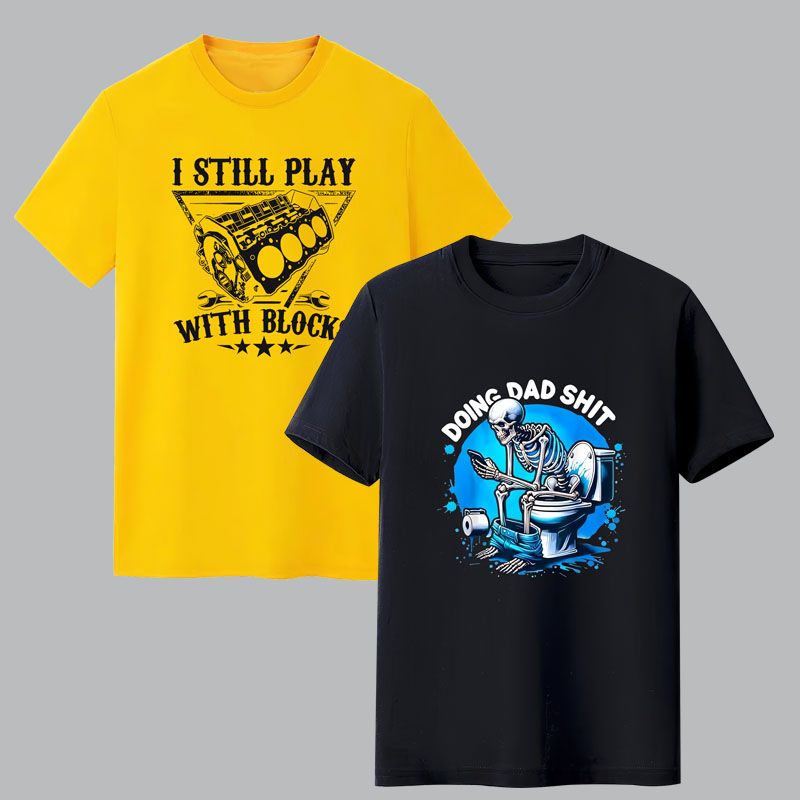 Man clothes  Men's clothing - Summer - Short-sleeved T-shirt - Printed - New style  2 PCS Short sleeve T-shirt Men