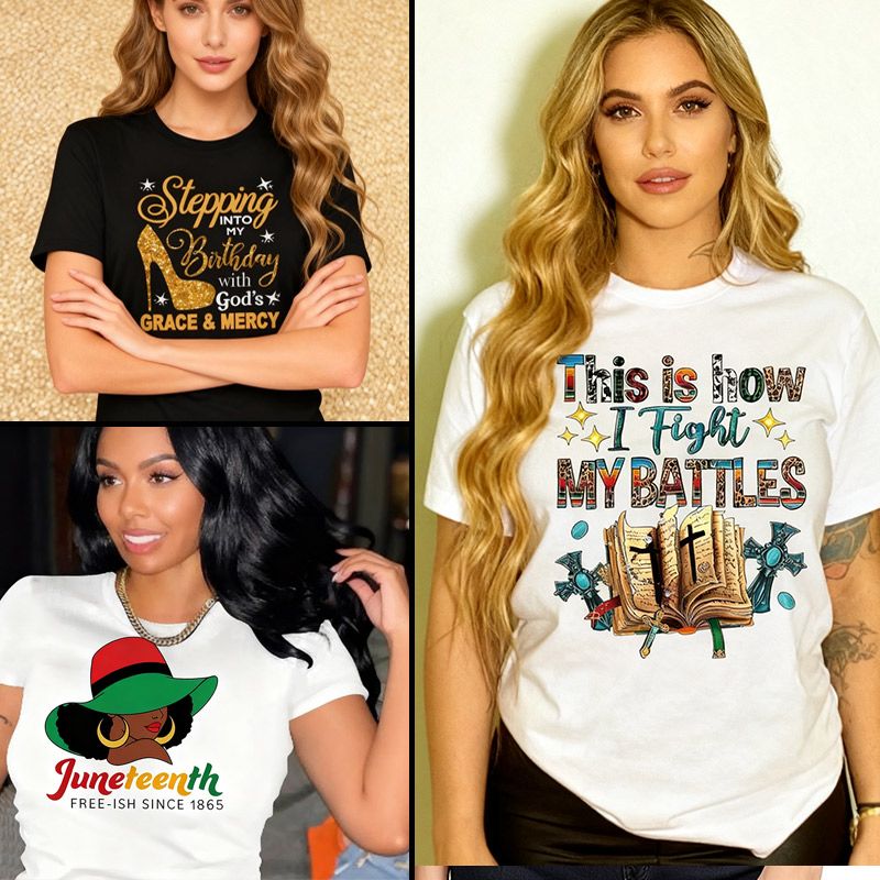 3 PCS Tshirts Women T-shirts 3 in 1 tshirts Women Tops Ladies Tees Sets Clothes Shirts Lady Wear On Sale New Arrival
