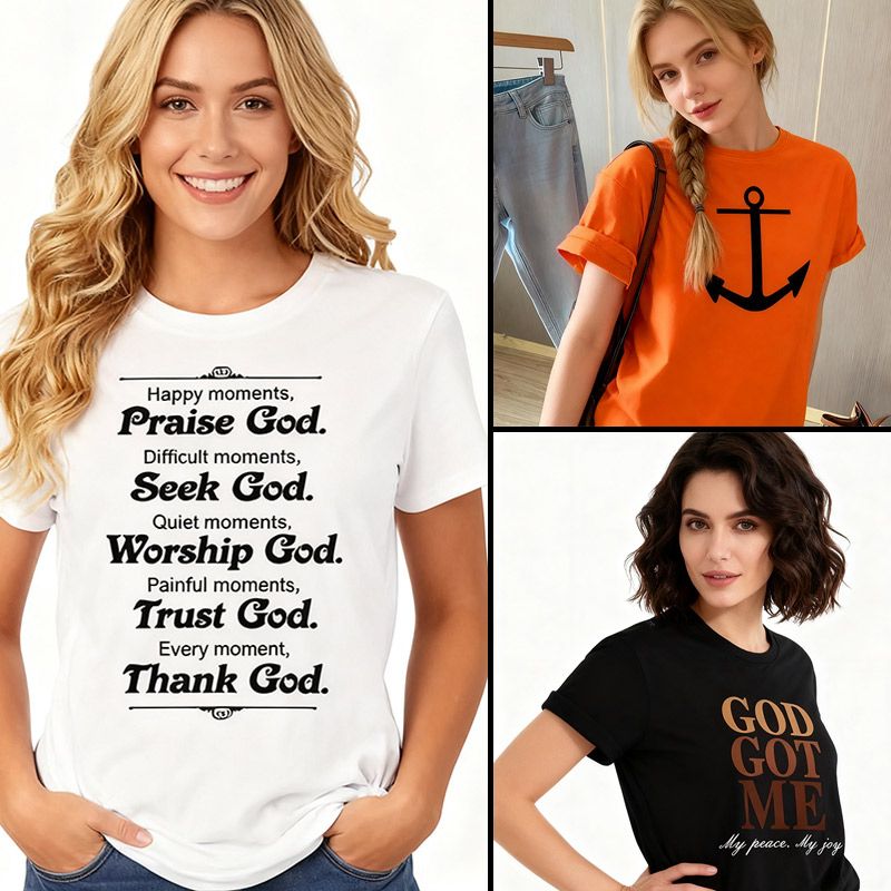 3 PCS Tshirts Women T-shirts 3 in 1 tshirts Women Tops Ladies Tees Sets Clothes Shirts Lady Wear On Sale New Arrival