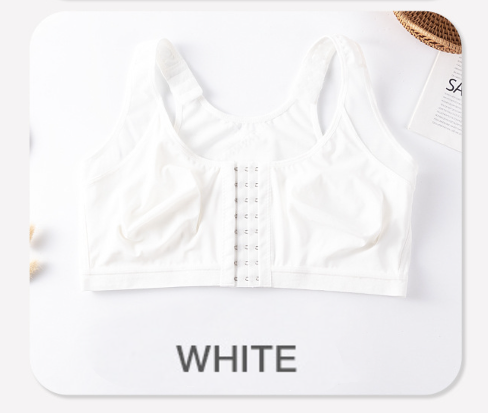 Plus Size Wireless Sports Bra with Adjustable Closure and Breathable Mesh for Yoga and Workouts