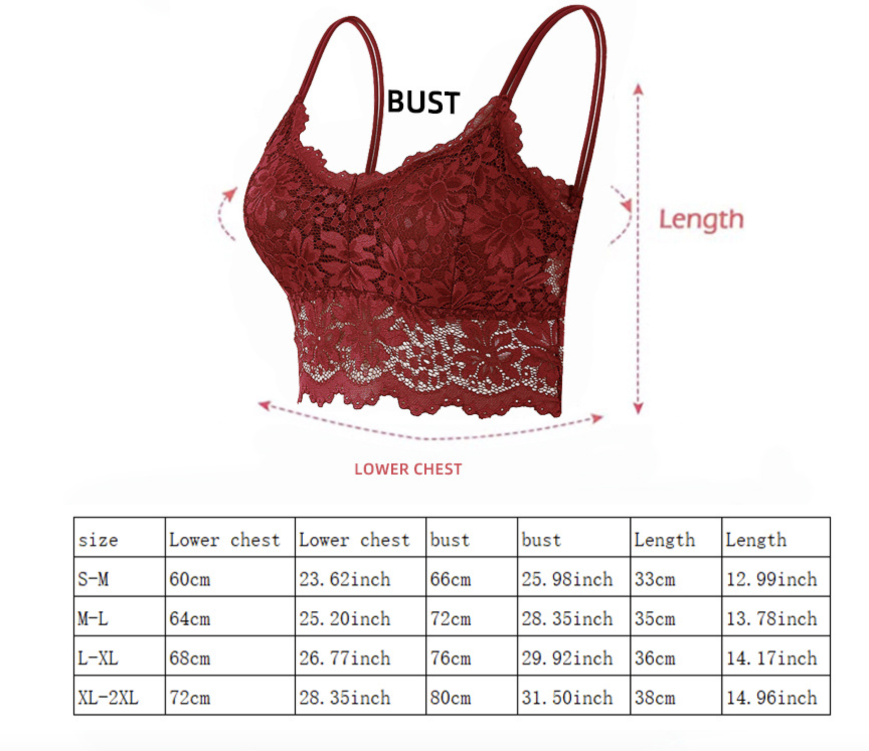 Comfy Floral Lace Wireless Push Up Bra - Women's Lingerie & Underwear