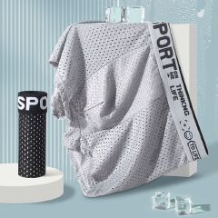 4-piece men underwear men's ice silk mesh comfortable and breathable boxers briefs shorts boxer Thin & Cool For Summer man clothes