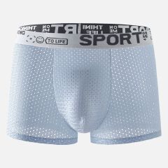 4-piece men underwear men's ice silk mesh comfortable and breathable boxers briefs shorts boxer Thin & Cool For Summer man clothes