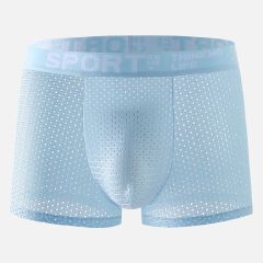 4-piece men underwear men's ice silk mesh comfortable and breathable boxers briefs shorts boxer Thin & Cool For Summer man clothes