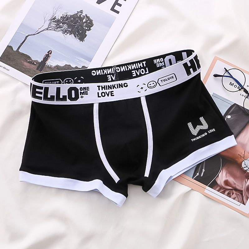 3PCS Men's underwear cotton sports breathable Aro pants plus size shorts  pure cotton men’s boxer briefs