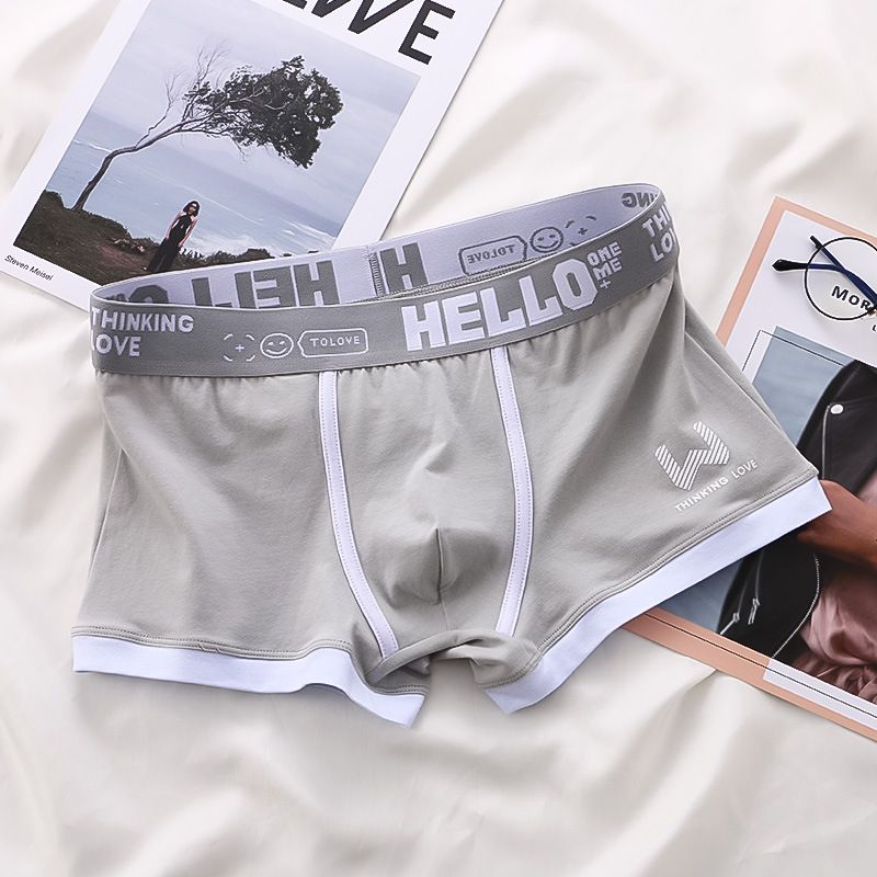 3PCS Men's underwear cotton sports breathable Aro pants plus size shorts  pure cotton men’s boxer briefs