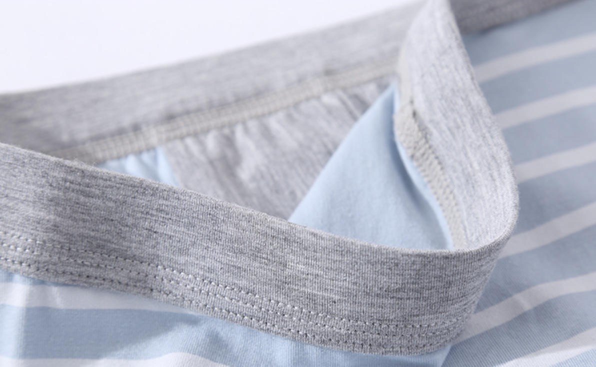 3Pcs Cotton striped men's boxer briefs loose plus size sports youth mid waist breathable - Antibacterial,Soft and Comfy Shorts men's breathable boxer briefs