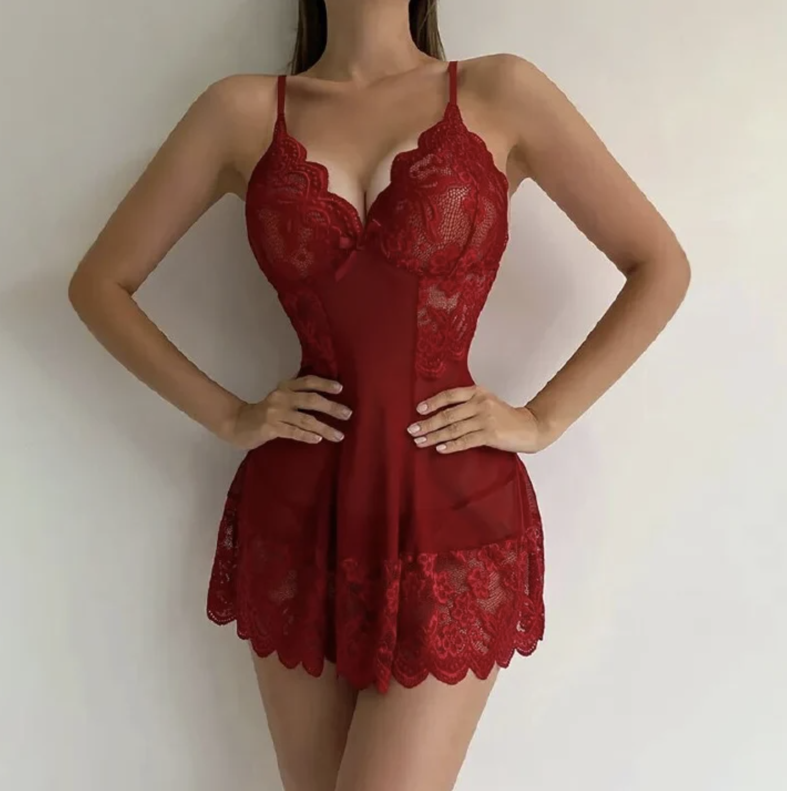 Lingerie Set Lace Short Nightdress Women Perspective Underwear Suspender Slim Dress Lolita Exotic Costume Sleepwear