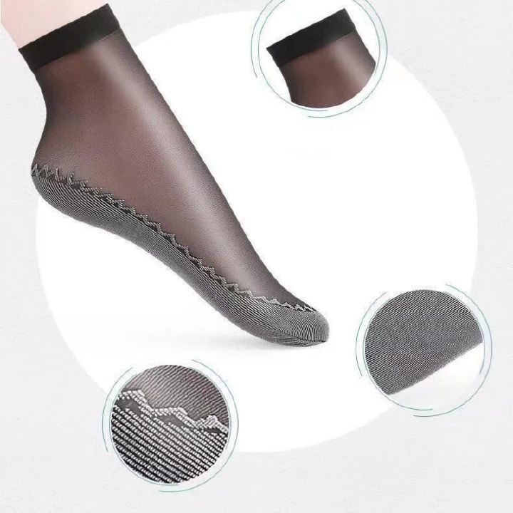 5 Pairs Women's Socks Cotton Socks Women's Clothing Ultra-thin Socks Women's Socks Thin Breathable Socks Black,One Size