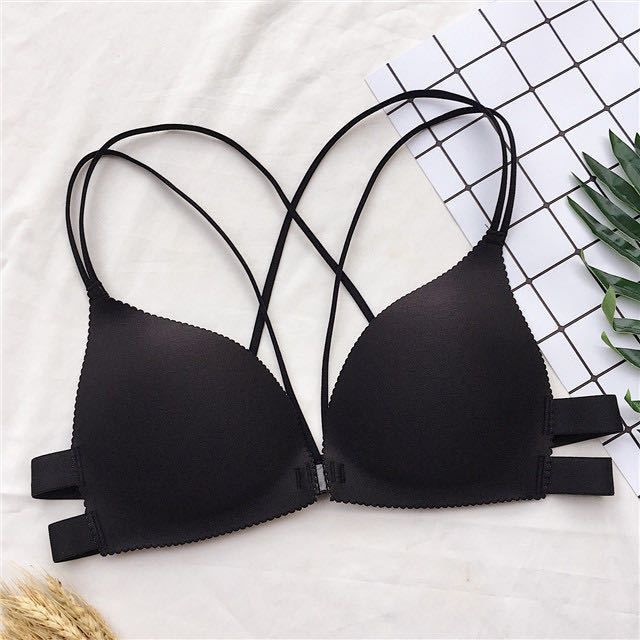 Triangular cup multi-color sponge pad one-size-fits-all chest wrap bra without steel ring strap palm rest braWomen's Clothing Lingerie Bras