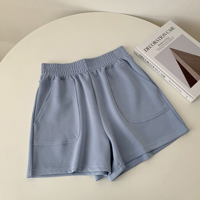 Women's Shorts Women's Bottoms Girl's Gym Yoga Candy Color Shorts Lady Clothing Women's Clothes Women's Bottoms