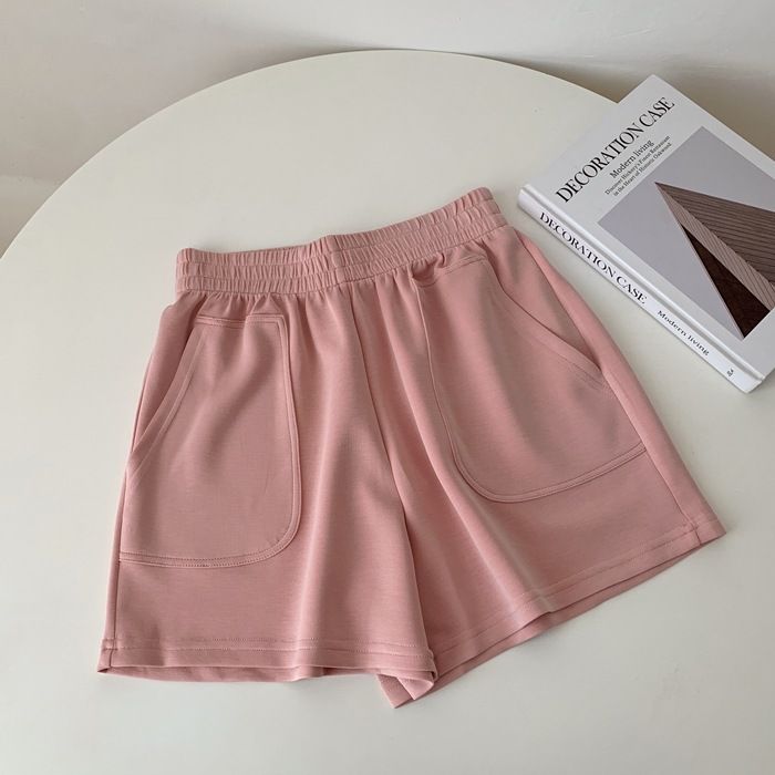 Women's Shorts Women's Bottoms Girl's Gym Yoga Candy Color Shorts Lady Clothing Women's Clothes Women's Bottoms
