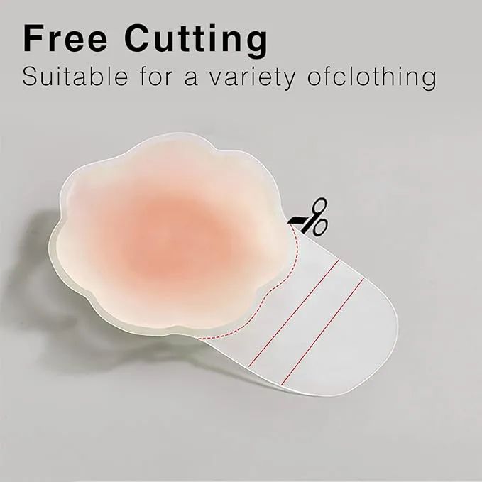 Silicone Nipple Cover Lift Up Bra Sticker Adhesive Invisible Bra Breast Pasty Women Chest Petals Reusable Strapless Bras