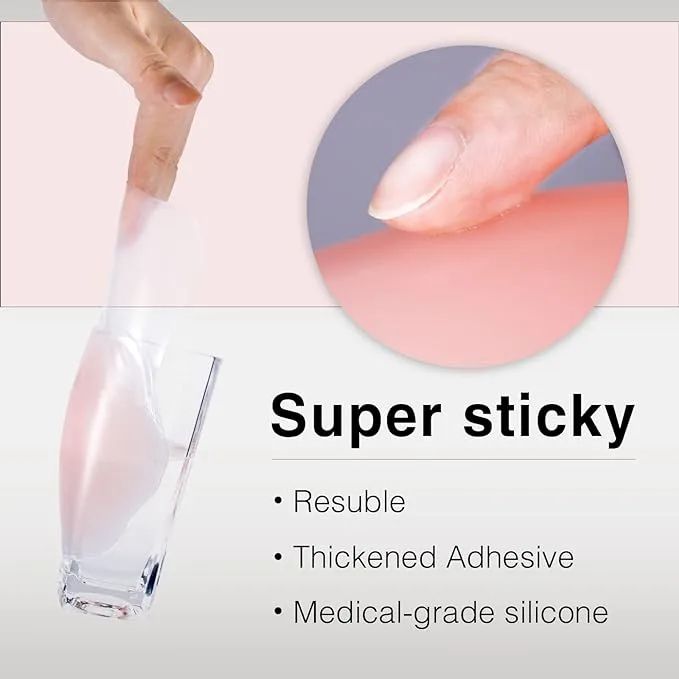 Silicone Nipple Cover Lift Up Bra Sticker Adhesive Invisible Bra Breast Pasty Women Chest Petals Reusable Strapless Bras