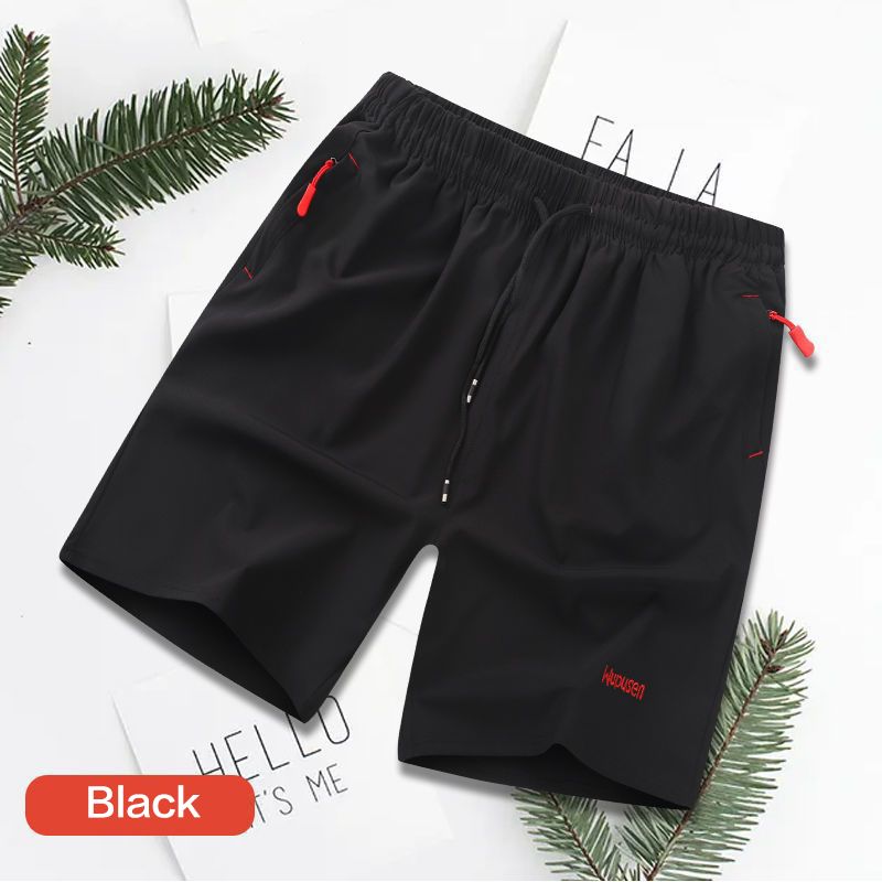 Men's New Casual Pants Simple  Breathable Loose Shorts Straight Leg Shorts Summer Sports Ice Silk Fitness Running Training Boxing Men Sports Shorts