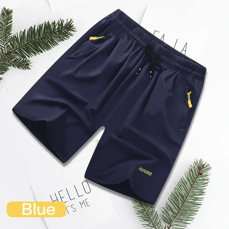 Men's New Casual Pants Simple  Breathable Loose Shorts Straight Leg Shorts Summer Sports Ice Silk Fitness Running Training Boxing Men Sports Shorts