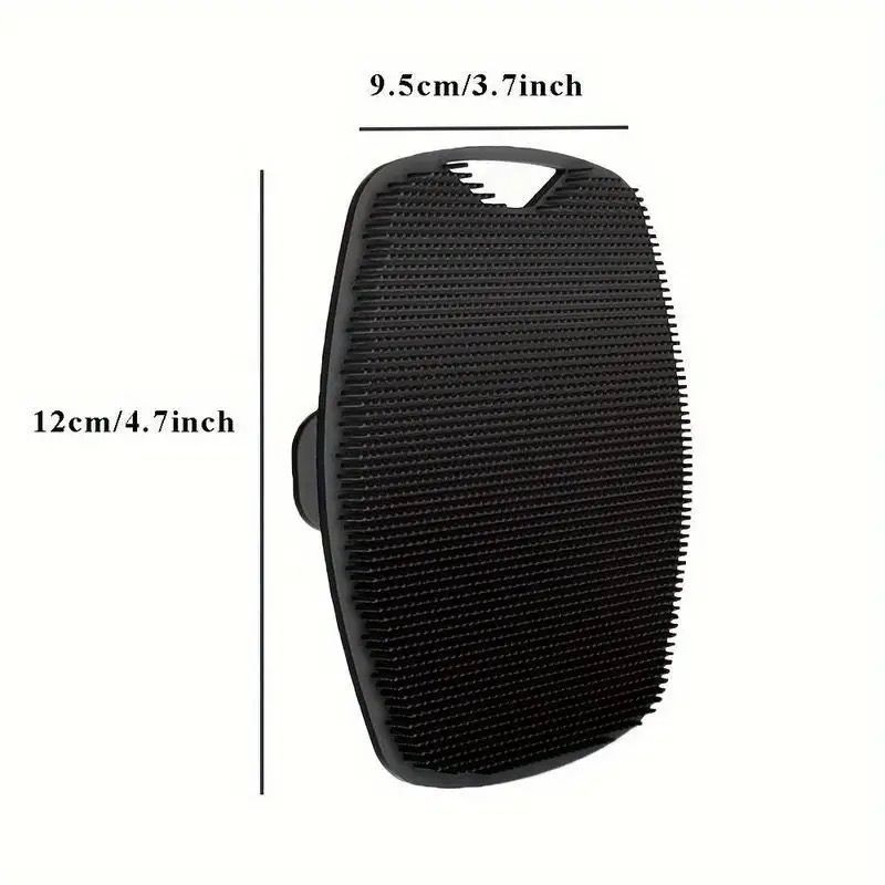 Gentlemen's Soft Silicone Exfoliating Body Scrubber With Ergonomic Non-slip Handle
