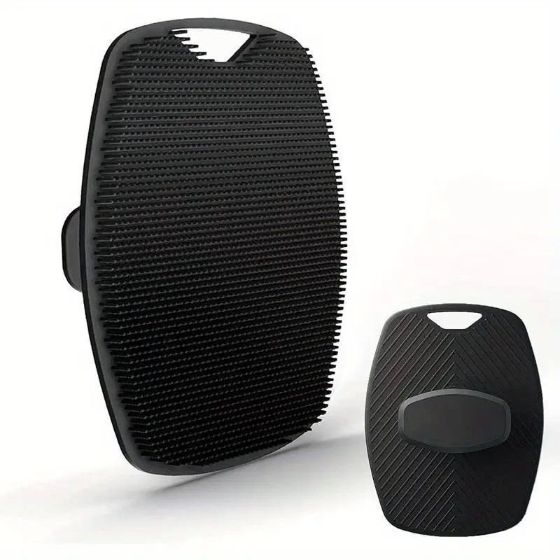Gentlemen's Soft Silicone Exfoliating Body Scrubber With Ergonomic Non-slip Handle