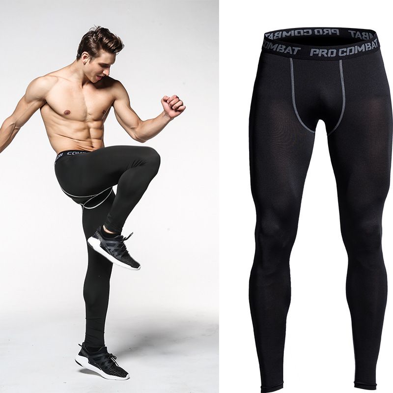 Men's Active Compression Pants - Workout Base Layer Tights Running Leggings