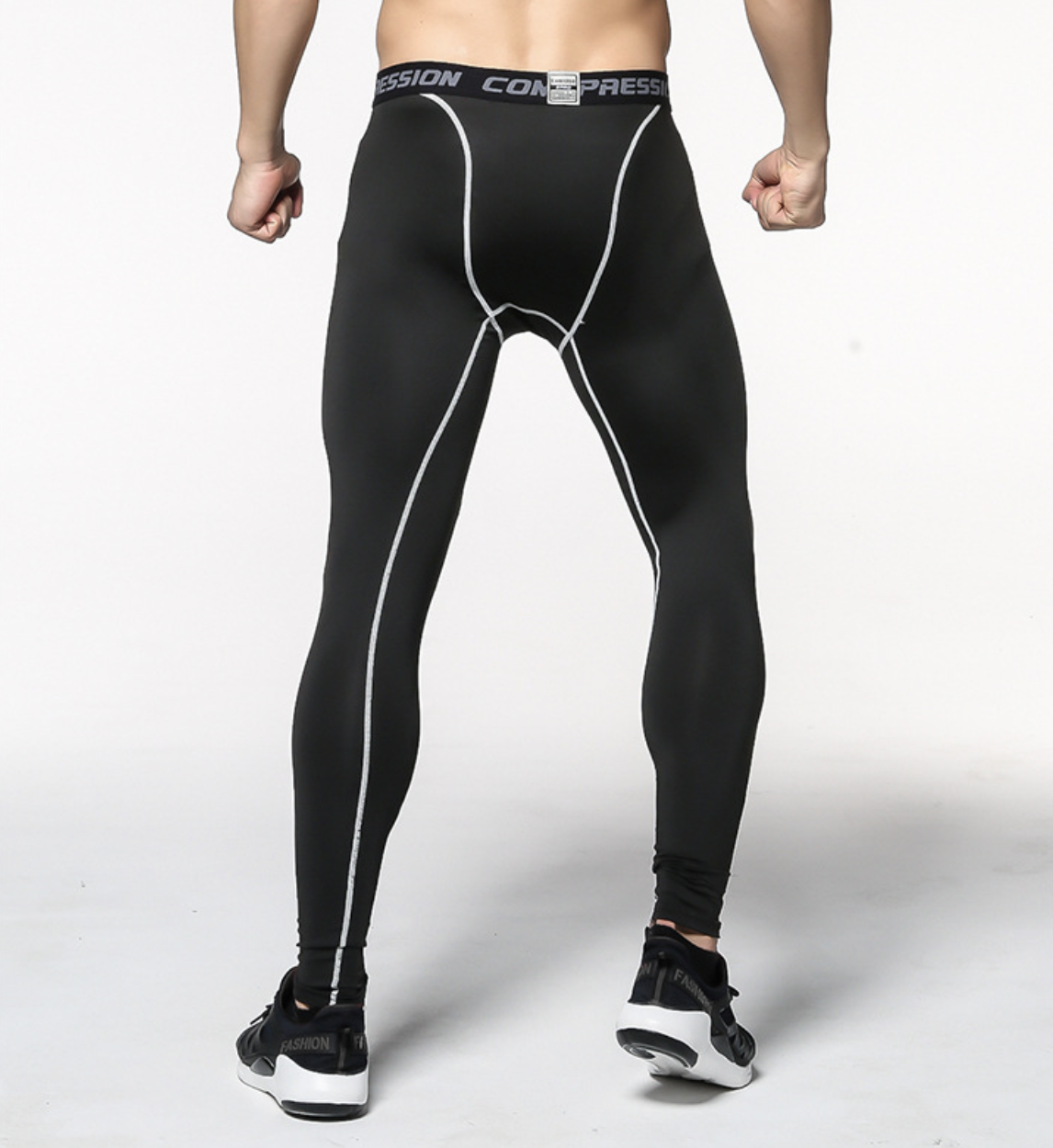 Men's Active Compression Pants - Workout Base Layer Tights Running Leggings